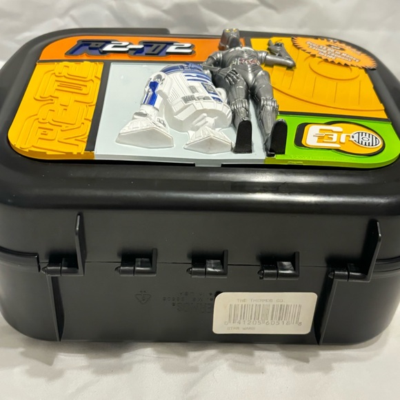 Vintage 2002 Thermos Brand Star Wars R2-D2 C3PO Plastic Lunch Box Made in USA - Picture 9 of 10